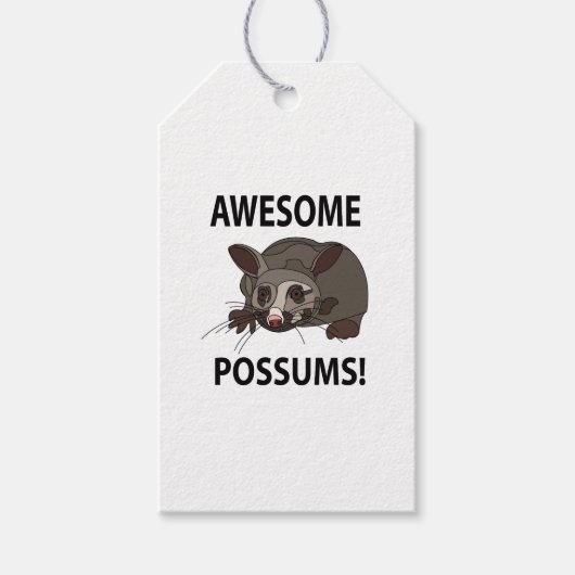 Possum Phantastisch Funny Possum Geschenkanhänger (Vorderseite)