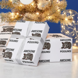 Possum Phantastisch Funny Possum Geschenkpapier