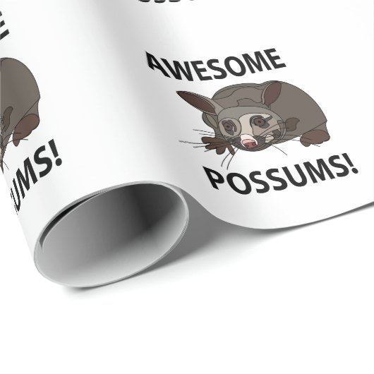 Possum Phantastisch Funny Possum Geschenkpapier (Rolleneckpunkt)