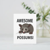 Possum Phantastisch Funny Possum Postkarte (Stehend Vorderseite)