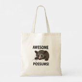 Possum Phantastisch Funny Possum Tragetasche (Rückseite)