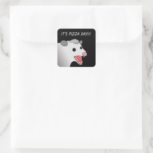 Possum Pizza Day Stickers (Tasche)