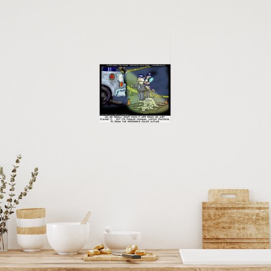 Possum Protocol Funny Collectious Art Posters Poster (Küche)