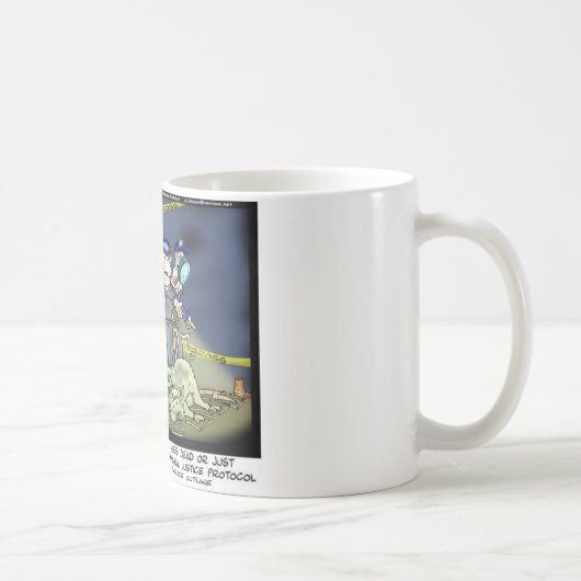 Possum Protocol Funny Giebt T-Shirts & Sammlerstüc Kaffeetasse (Rechts)