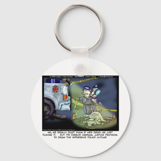 Possum Protocol Funny Giebt T-Shirts & Sammlerstüc Schlüsselanhänger (Vorderseite)