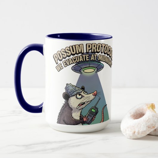 Possum-Protokoll: Wir evakuieren nachts Tasse (Mit Donut)