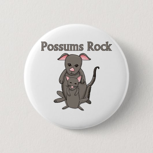 Possum Rock Button (Vorderseite)
