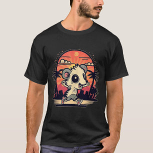 Possum Running Opossum Kostüm Runner Possum T-Shirt
