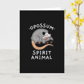 POSSUM SPIRIT TIER KARTE (Gelbe Blume)