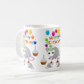 Possum Tasse Happy Birthday Tasse (Vorderseite Links)