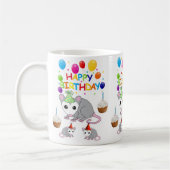 Possum Tasse Happy Birthday Tasse (Links)