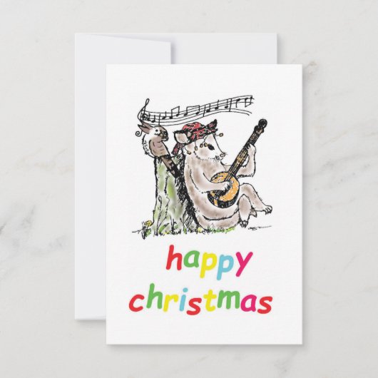 Possum-Weihnachtskarte Karte (Vorderseite)