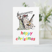 Possum-Weihnachtskarte Karte (Stehend Vorderseite)