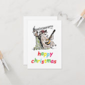 Possum-Weihnachtskarte Karte (Vorderseite/Rückseite Beispiel)
