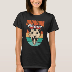 Possum Whisperer Street Cat Opossum Animal Phalang T-Shirt