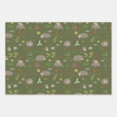 Possumas in einem Berry Field in Green Geschenkpapier Set (Vorderseite 3)