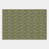 Possumas in einem Berry Field in Green Geschenkpapier Set (Vorderseite)