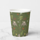 Possumas in einem Berry Field in Green Pappbecher (Rechts)