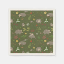 Possumas in einem Berry Field in Green