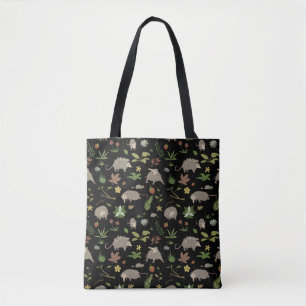 Possummen auf einem Berry-Feld in Schwarz Tasche