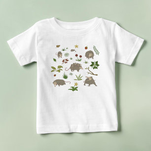 Possummen in einem Berry Field in White Baby T-shirt
