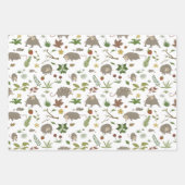 Possummen in einem Berry Field in White Geschenkpapier Set (Vorderseite 3)