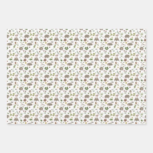 Possummen in einem Berry Field in White Geschenkpapier Set (Vorderseite)