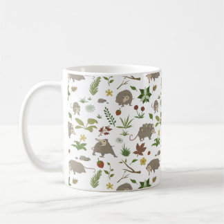 Possummen in einem Berry Field in White Kaffeetasse