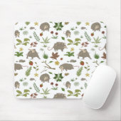 Possummen in einem Berry Field in White Mousepad (Mit Mouse)