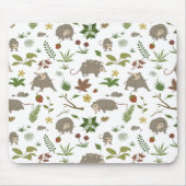 Possummen in einem Berry Field in White Mousepad (Vorne)