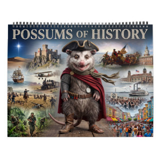 Possums des Geschichtskalenders Kalender