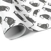 Possums Geschenkpapier (Rolleneckpunkt)
