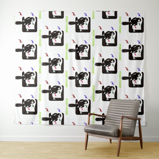 Possvogue Wandteppich (Beispiel (Horizontal))