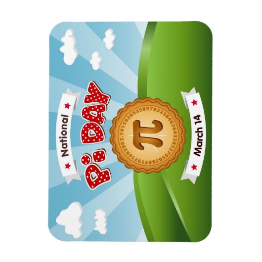 Post a Pi Day Magnet (Vertikal)
