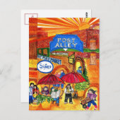 Post Alley Postkarte (Vorne/Hinten)