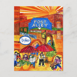 Post Alley Postkarte