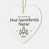 Post Anästhesie Nurse First Christmas Ornament (Links)
