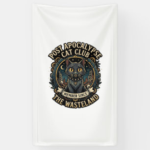 Post Apocalypse Katze Katze Papa Geschenkidee - Po Banner