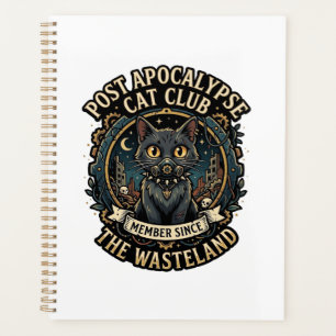 Post Apocalypse Katze Katzen-Vater Geschenkidee - Planer