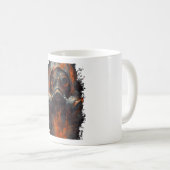 Post Apocalyptic Gas Mask Toxic Grunge Kaffeetasse (VorderseiteRechts)