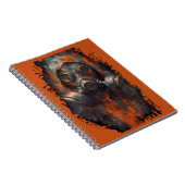 Post Apocalyptic Gas Mask Toxic Grunge  Notizblock (Rechte Seite)