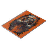 Post Apocalyptic Gas Mask Toxic Grunge  Notizblock (Linke Seite)