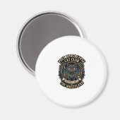 Post Apokalypse Katze Katze Vater Geschenk Idee -  Magnet (Vorderseite/Rückseite)