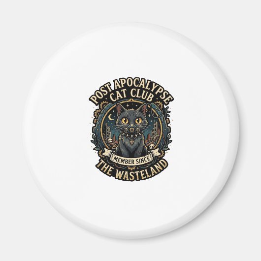 Post Apokalypse Katze Katze Vater Geschenk Idee -  Magnet (Vorne)