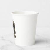 Post Apokalypse Katze Katzen-Vater Geschenkidee - Pappbecher (Links)