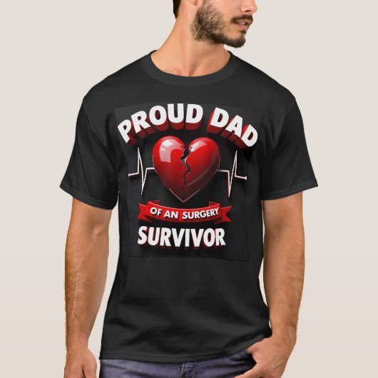 Post Attack Erholung Open Heart Operation T-Shirt (Vorderseite)