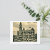 Post, Baltimore, Maryland Vintag Postkarte (Stehend Vorderseite)