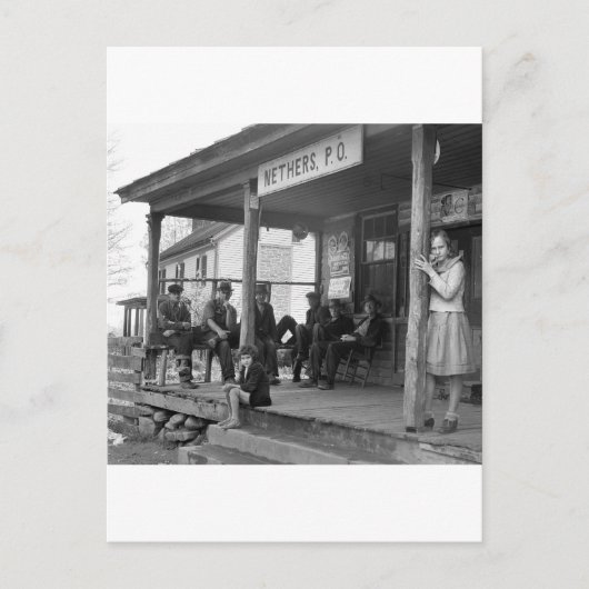 Post bei Nethers, 1935 Postkarte (Vorderseite)