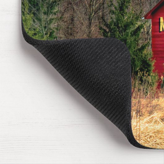 Post-Beutel-Scheune Mousepad (Ecke)