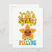 Post Card (alien) Postkarte (Vorne/Hinten)